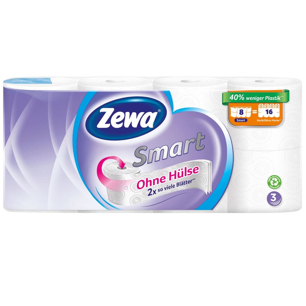 Zewa Smart Toilettenpapier 8x300Blatt